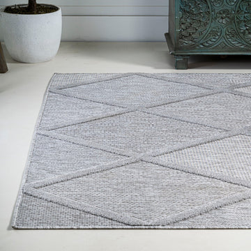 Salines Diamond Trellis Indoor/outdoor Area Rug